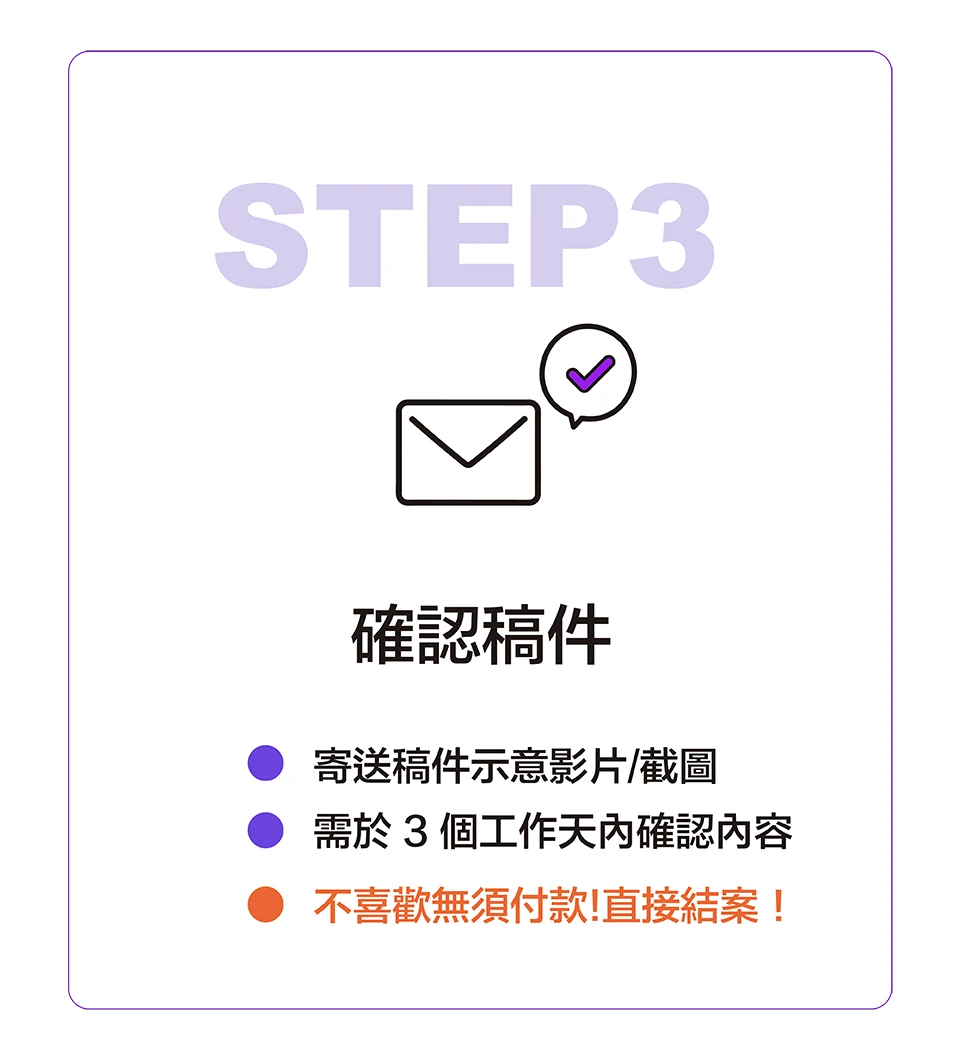 Step3-確認稿件